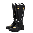 Genshin Impact Tartaglia Cosplay Boots Childe Black Shoes Cosplay Custom Made2