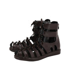 Fate Grand Order FGO Romulus Cosplay Boots Customized Brown Sandals