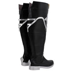 Bottes de cosplay d'Albedo de Genshin Impact, chaussures noires Kreideprinz, cosplay sur mesure