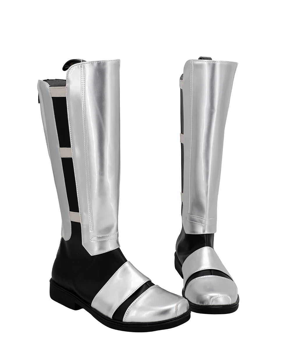 Bottes de cosplay Star Wars Darth Revan, chaussures argentées sur mesure pour unisexe, toutes tailles
