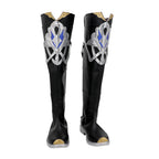 Genshin Impact Albedo Cosplay Boots Kreideprinz Black Shoes Cosplay Custom Made1
