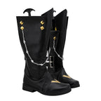 Genshin Impact Tartaglia Cosplay Boots Childe Black Shoes Cosplay Custom Made1