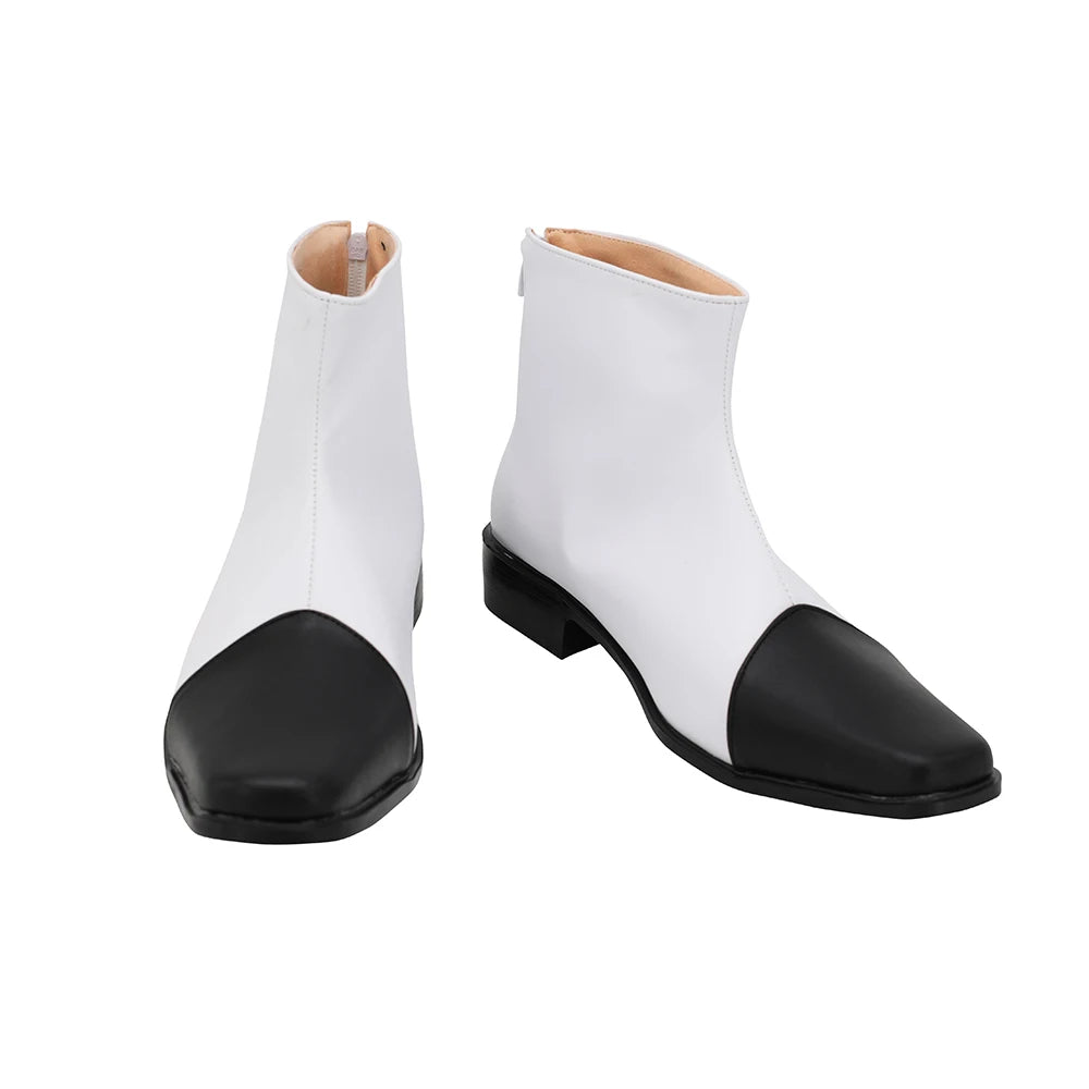Bottes de cosplay Charlie de Hazbin Hotel, chaussures en cuir blanc, fabriquées sur mesure à toutes les tailles 