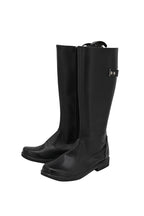 Bottes de cosplay du Comte Dooku de Star Wars, chaussures noires sur mesure, toutes tailles 