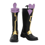 Genshin Impact Xiao Bottes de cosplay Alatus noires, chaussures de cosplay sur mesure