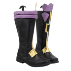 Genshin Impact Xiao Bottes de cosplay Alatus noires, chaussures de cosplay sur mesure
