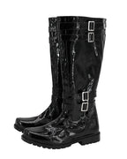 Bottes de cosplay Star Wars Kylo Ren Ben Solo noires, fabriquées sur mesure à toutes les tailles. 