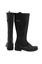 Bottes de cosplay du Comte Dooku de Star Wars, chaussures noires sur mesure, toutes tailles 