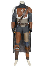 Costume de cosplay Star Wars The Mandalorian : cape, pantalon et gants (ensemble complet).