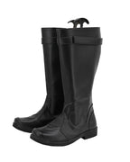 Bottes de cosplay de Poe Dameron (Star Wars 8 : Les Derniers Jedi), noires, sur mesure, unisexe 