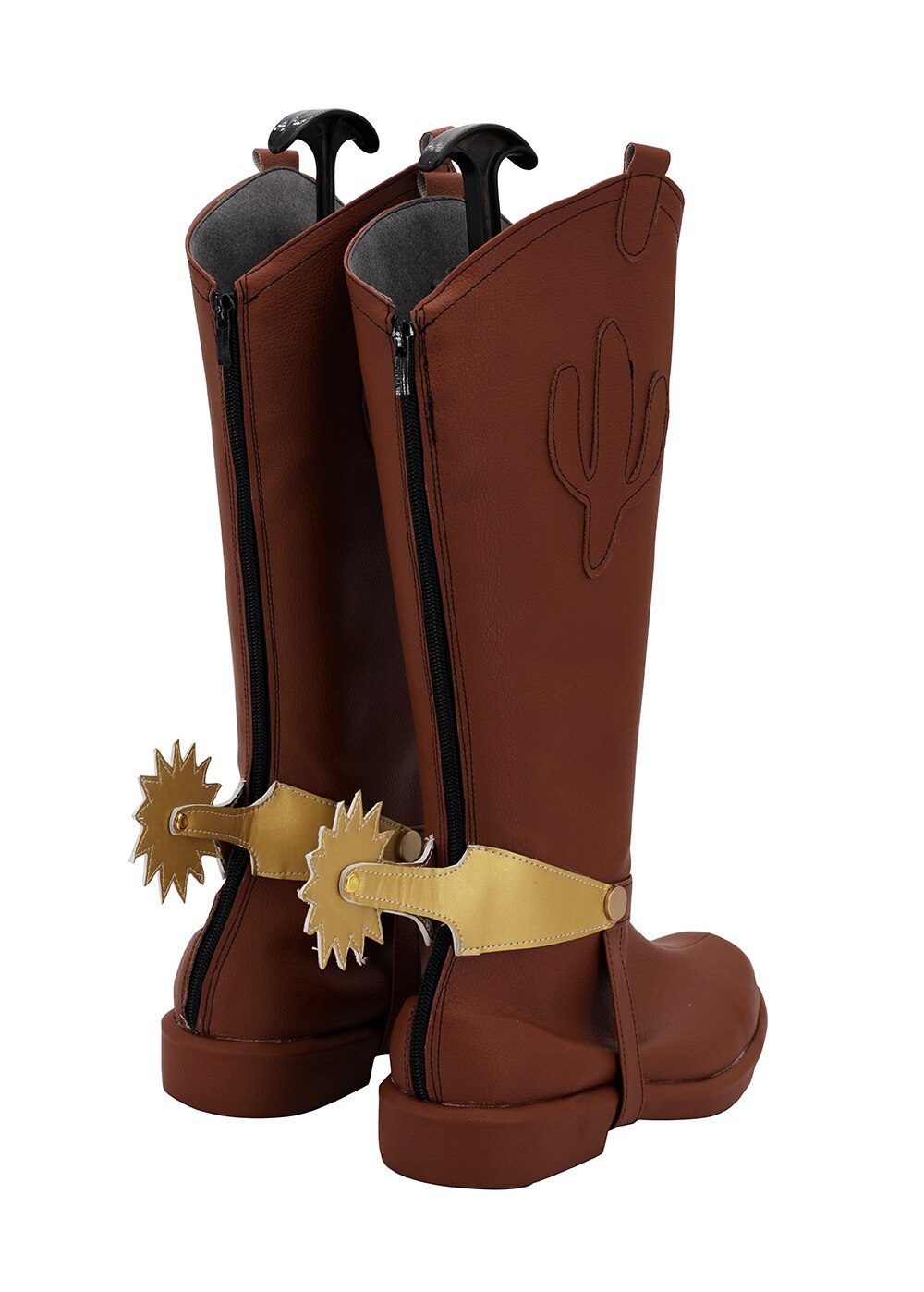 Bottes de cosplay du shérif Woody de Toy Story, chaussures marron sur mesure