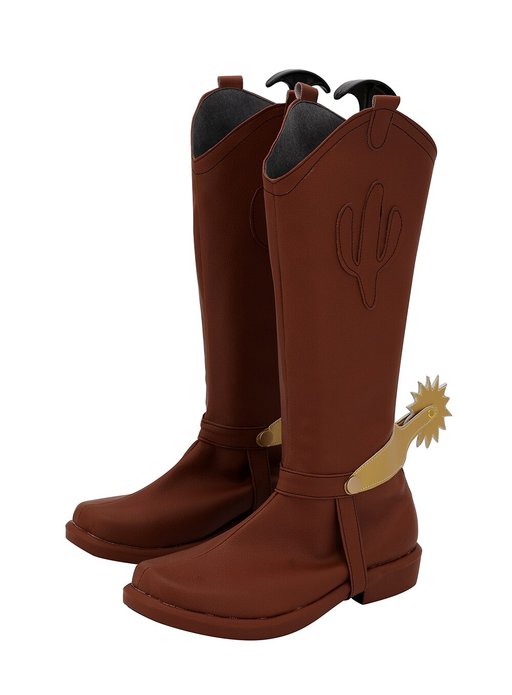 Bottes de cosplay du shérif Woody de Toy Story, chaussures marron sur mesure
