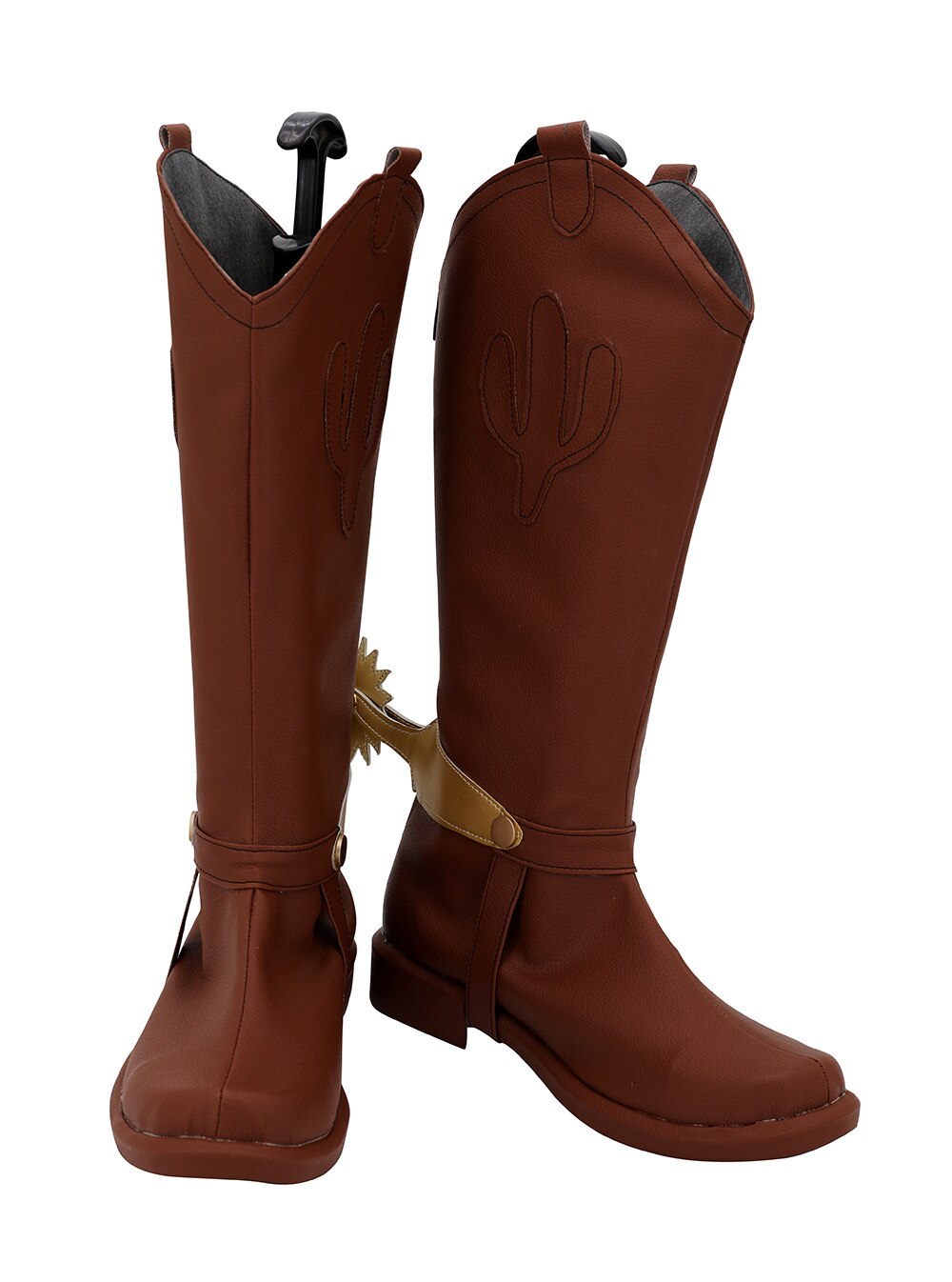 Bottes de cosplay du shérif Woody de Toy Story, chaussures marron sur mesure