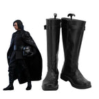 Bottes de cosplay de Poe Dameron (Star Wars 8 : Les Derniers Jedi), noires, sur mesure, unisexe 