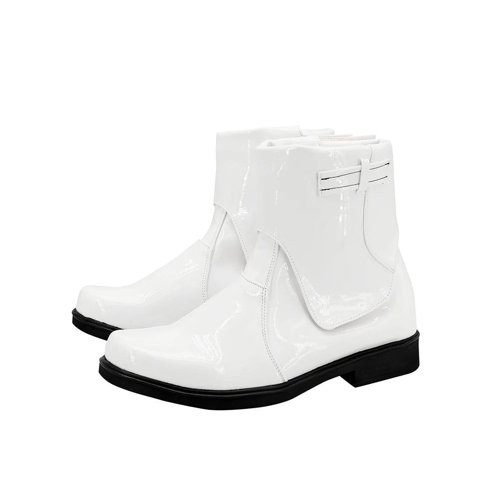 Bottes de cosplay de soldat blanc Star Wars 7 : Le Réveil de la Force, chaussures blanches sur mesure 