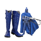 Bottes de cosplay Star Wars pour la Garde du Sénat, chaussures bleues, fabriquées sur mesure à toutes les tailles.