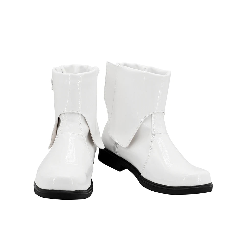 Bottes de cosplay de soldat blanc Star Wars 7 : Le Réveil de la Force, chaussures blanches sur mesure 
