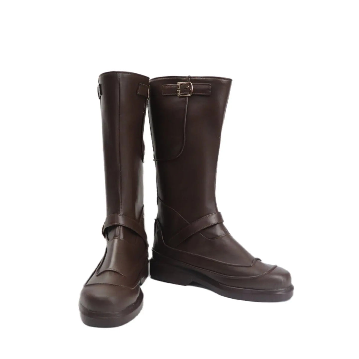 Final Fantasy 7 Barret Wallace Cosplay Boots Brown Shoes