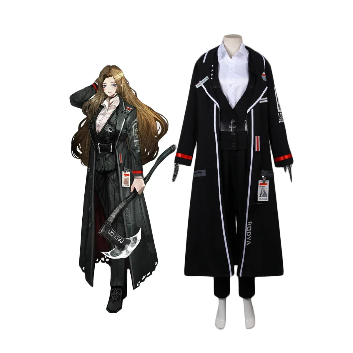Limbus Company Rodion Cosplay Costume Custom Made