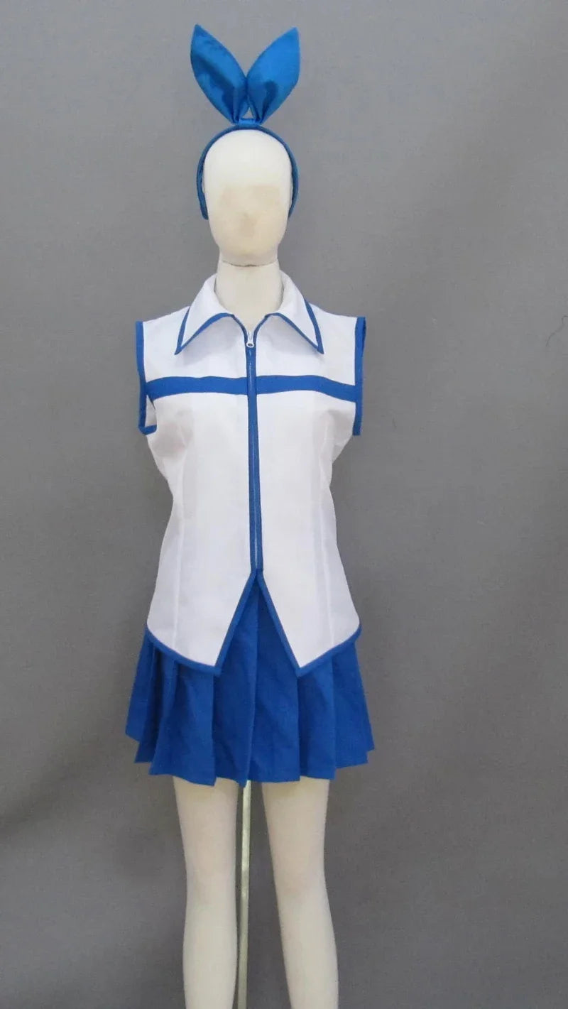 Costume de cosplay de Lucy Heartfilia de Fairy Tail, confectionné sur mesure 