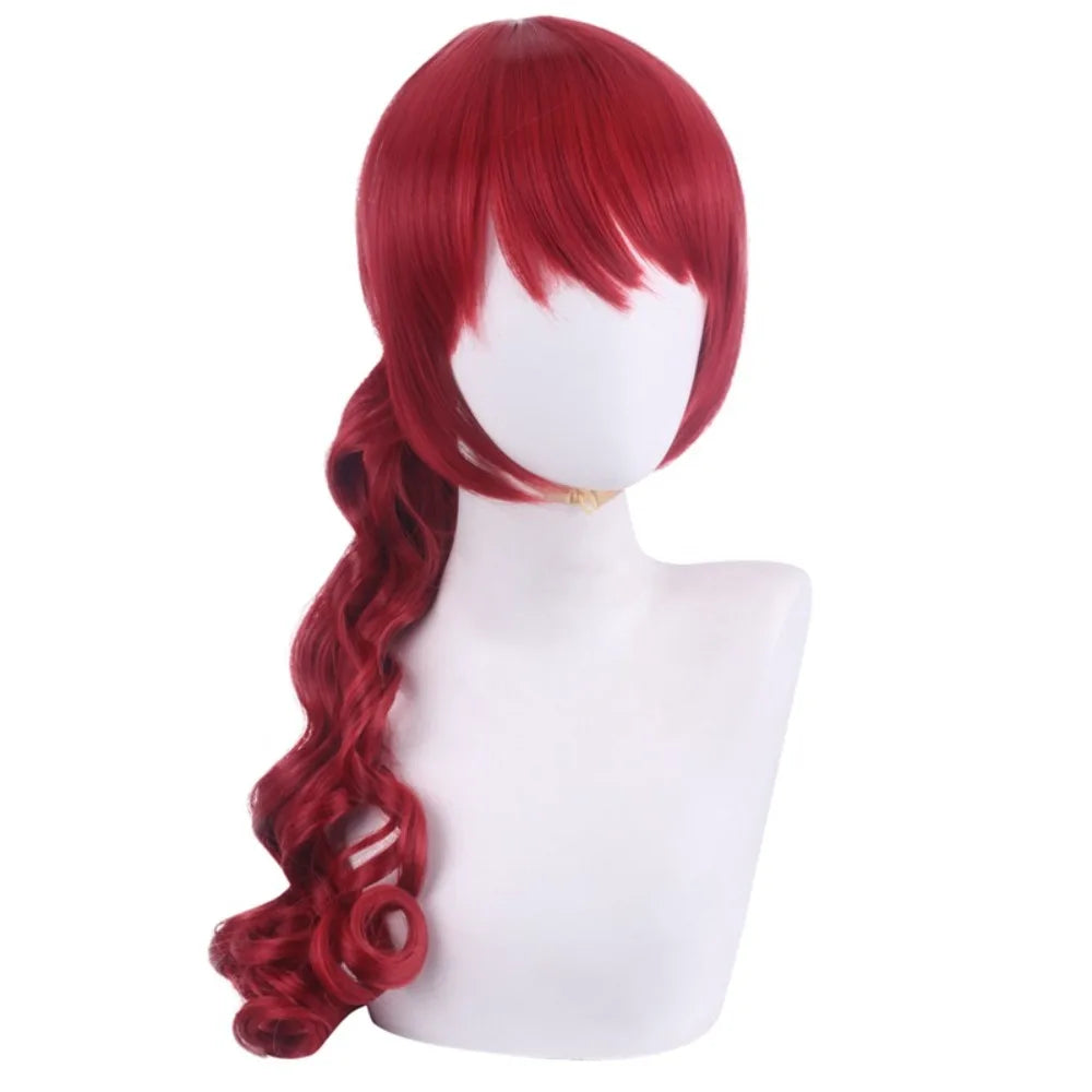 Persona5 Royal Kasumi Yoshizawa Cosplay Wig Red Wavy Long Hair