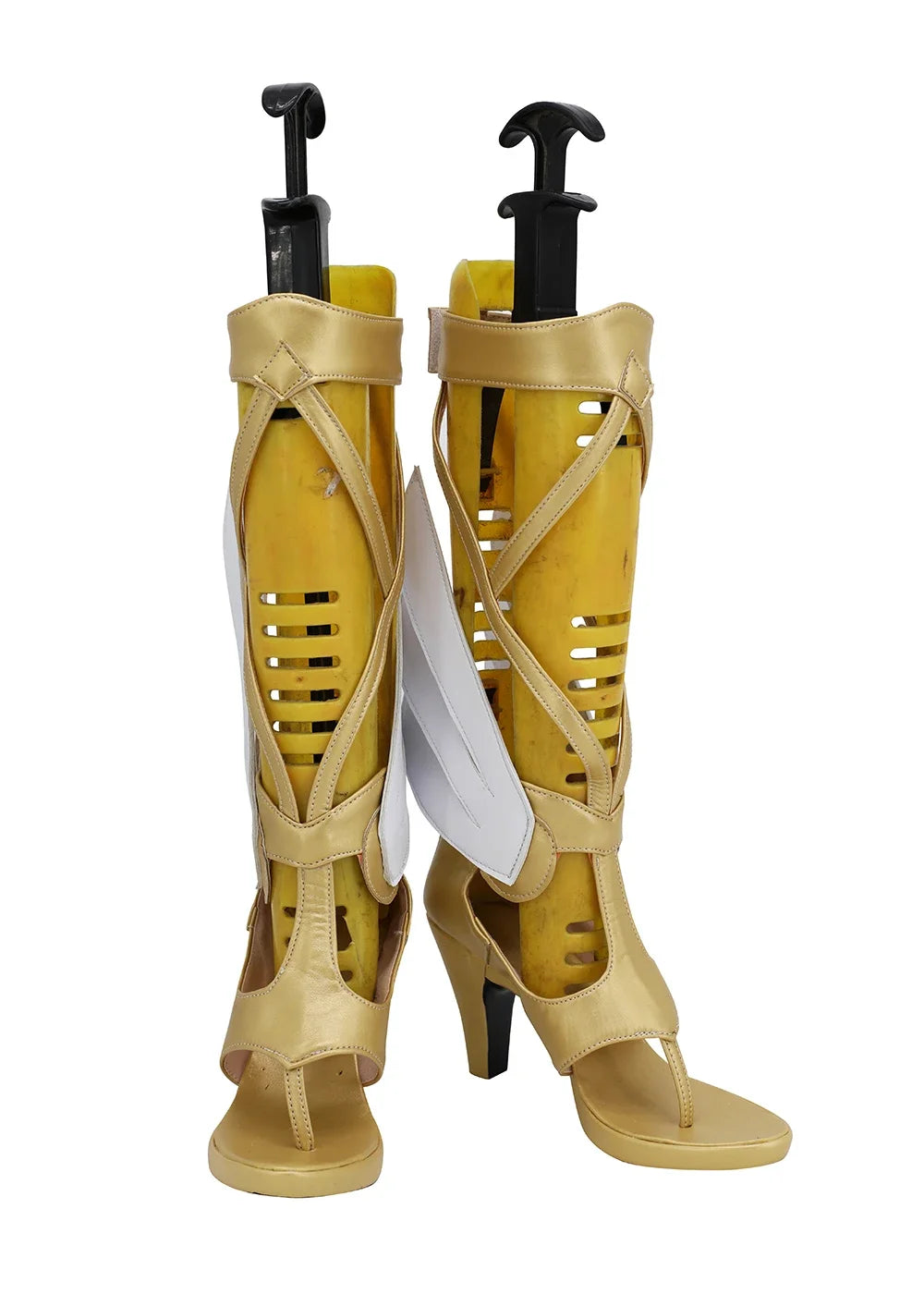 Overwatch Guardian Angel Mercy Cosplay Boots Golden Sandals Angela Ziegler Winged Victory Legendary Shoes