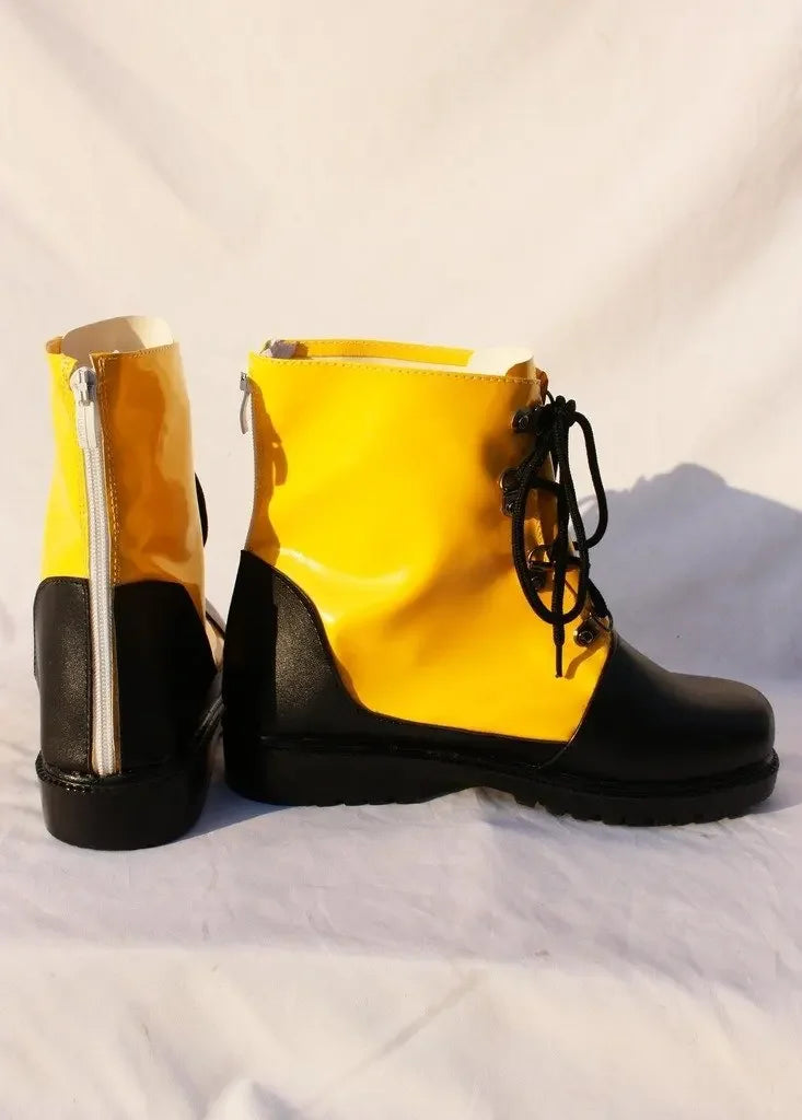 Final Fantasy Tidus Cosplay Shoes Yellow Boots