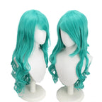 Bleach Nelliel Tu Odelschwanck Cosplay Wig Green Long Curly Hair