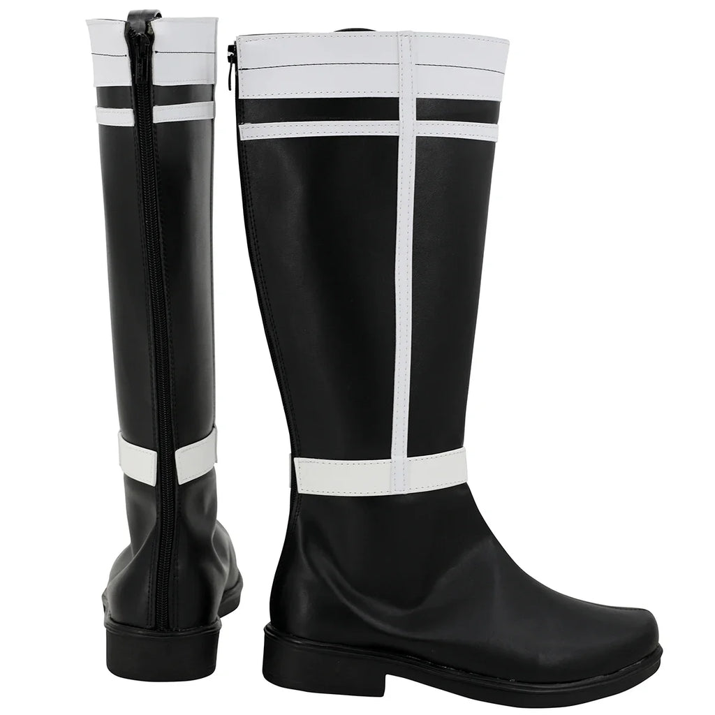 Frieren Beyond Journey's End Himmel Cosplay Boots Black Shoes