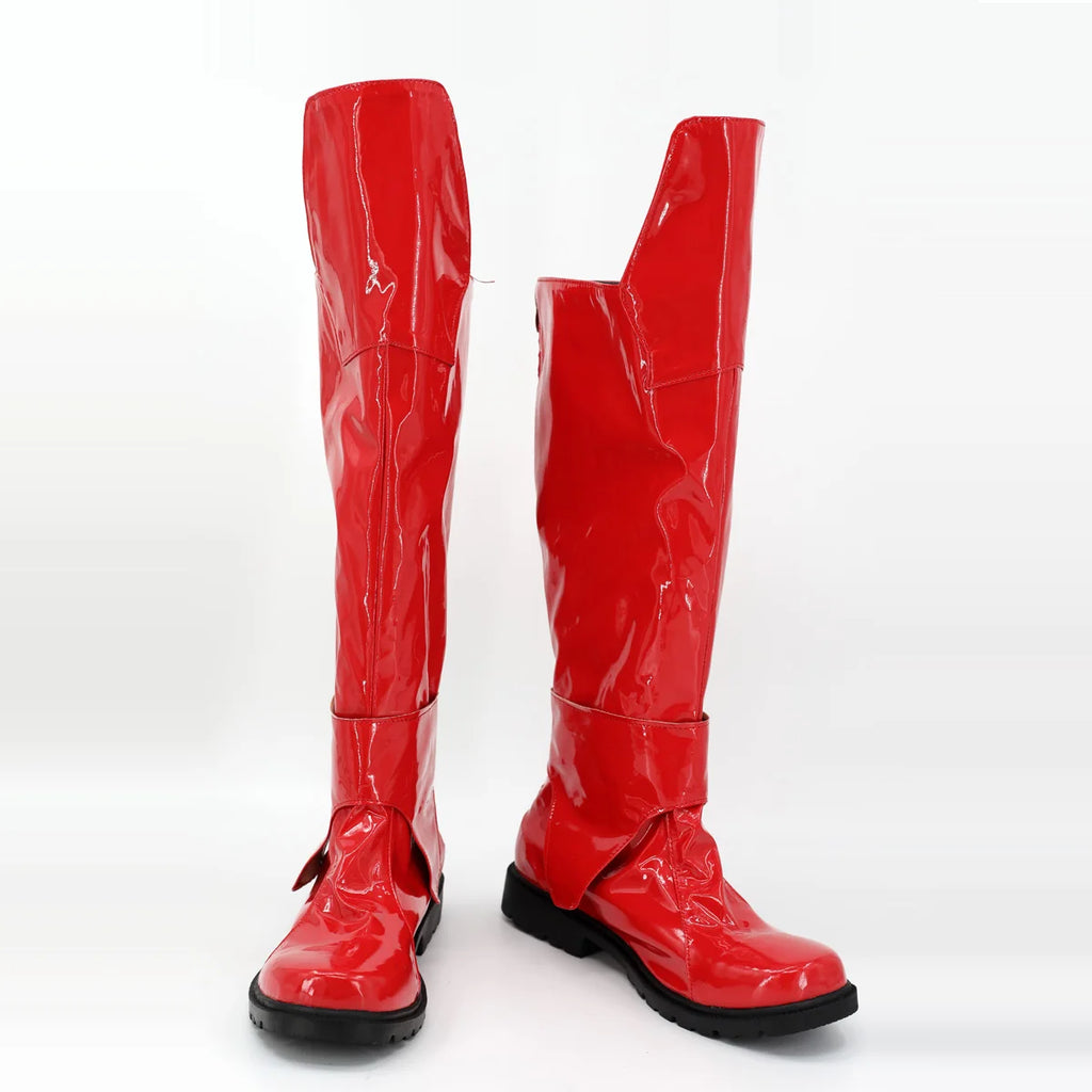 Bottes de cosplay de la Garde Prétorienne de Star Wars : Les Derniers Jedi, pointure personnalisée, chaussures rouges faites à la main 