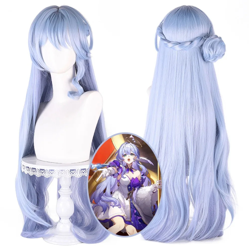 Honkai Star Rail Robin Cosplay Wig Realistic Scalp Long Hair