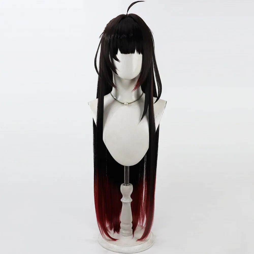 Honkai Star Rail Lingsha Cosplay Wig Black Hair