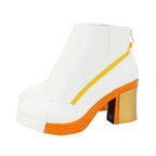 Chaussures de cosplay de Brigitte Stoneheart d'Overwatch, bottes de chevalier blindées personnalisées