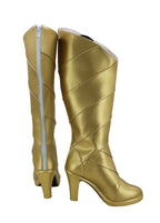 Bottes de cosplay Nitocris de Fate Grand Order (FGO) à talons hauts dorés, faites sur mesure