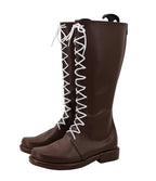 Frieren Beyond Journey's End Stark Cosplay Boots Brown Shoes