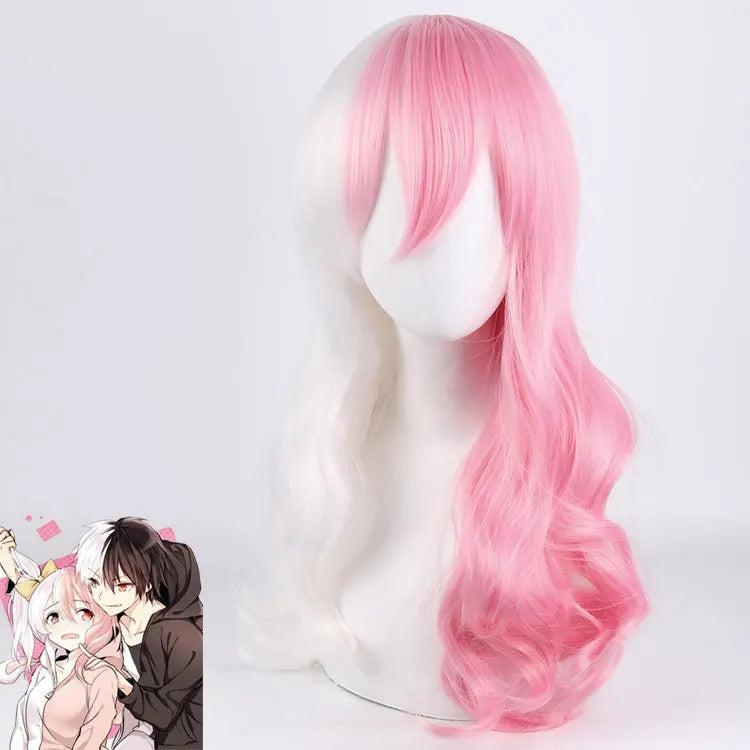 Danganronpa Cosplay Wig Set for Hiyoko Saionji Monomi Akane Owari Monaca Towa Monokuma Hair