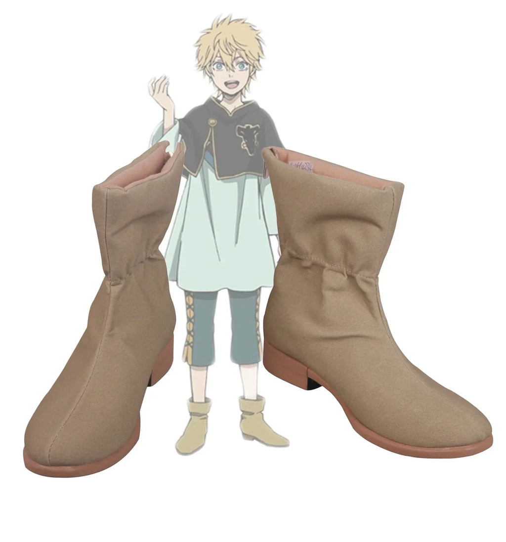 Black Clover Luck Voltia Cosplay Boots Rakku Borutia Shoes