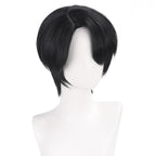 KPOP Demon Hunters Girl Group Cosplay Wig Jinu Qin Yu Scalp Version Sagittarius Boy Black Short Hair