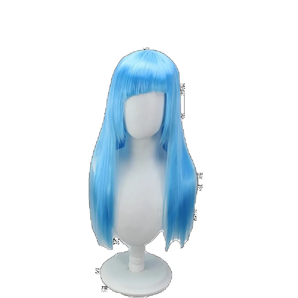 Jujutsu Kaisen Miwa Kasumi Cosplay Wig Blue Long Straight Hair