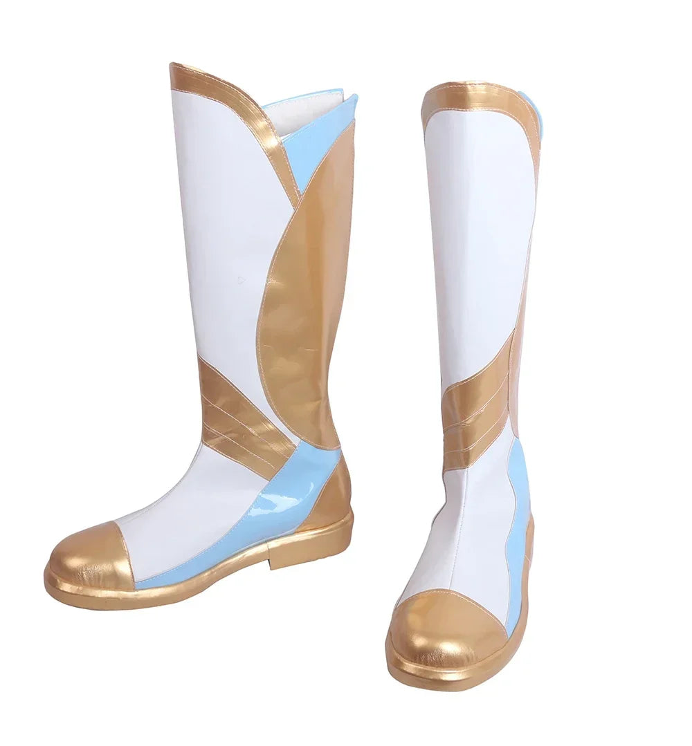 Adora Cosplay Boots - She-Ra and Princesses of Power White Shoes | MiDicosplay