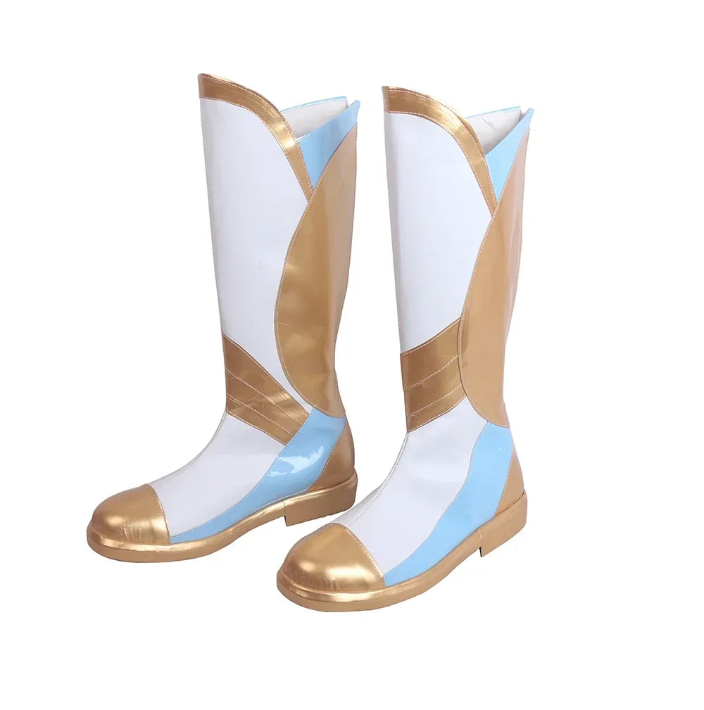 Adora Cosplay Boots - She-Ra and Princesses of Power White Shoes | MiDicosplay