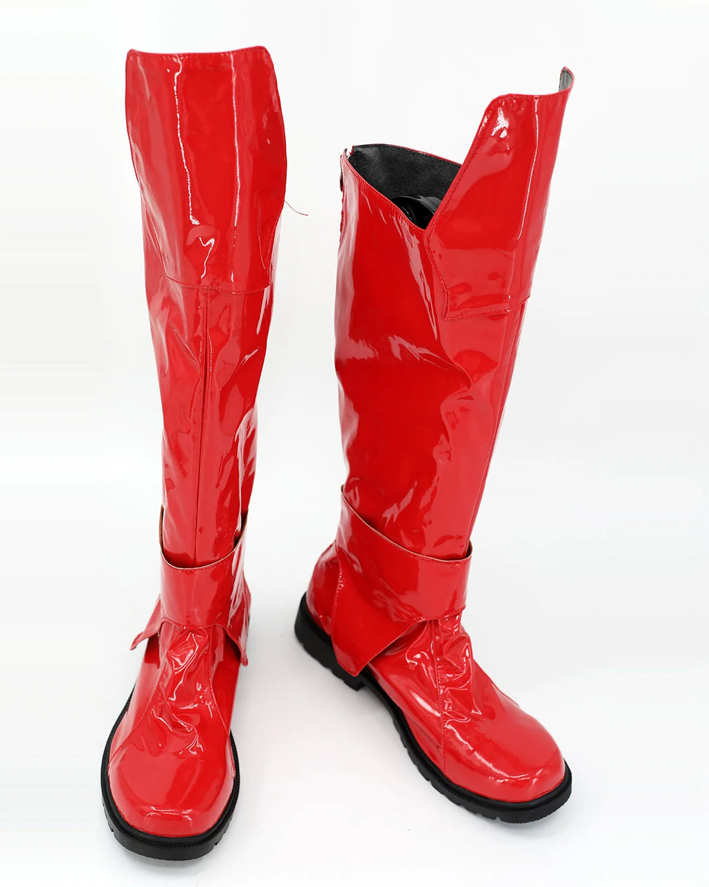 Bottes de cosplay de la Garde Prétorienne de Star Wars : Les Derniers Jedi, pointure personnalisée, chaussures rouges faites à la main 