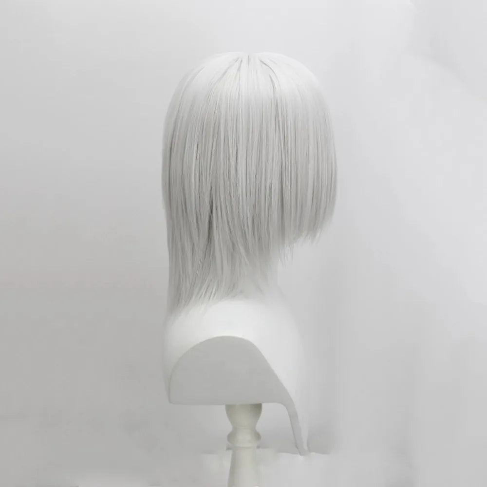 Final Fantasy VII Kadaj Cosplay Wig Silver Grey Hair