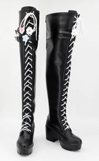 Arknights Lemuen Cosplay Boots Knee High Shoes Custom Made