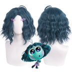 Inside Out Mindy Cosplay Wig Light Blue Short Hair