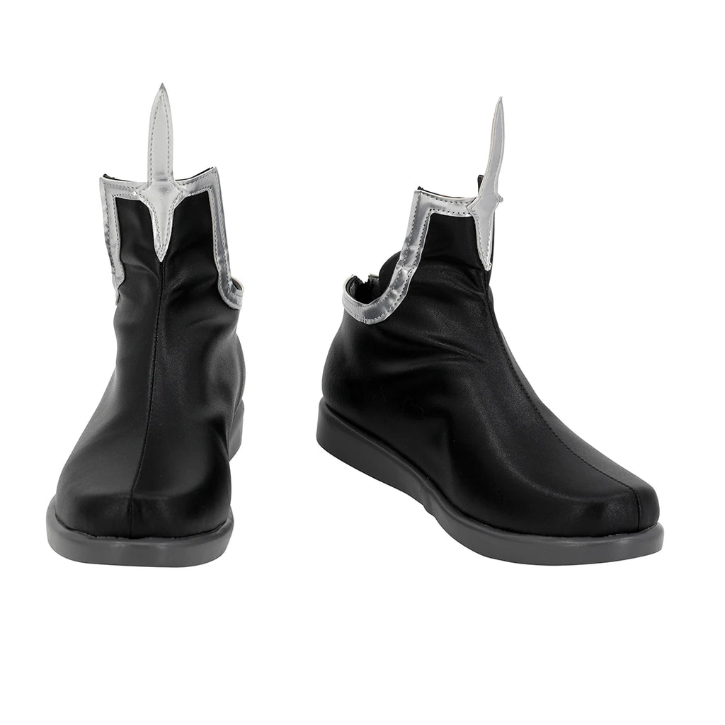 Arknights Firewatch Cosplay Shoes Black Boots Custom Made Any Size
