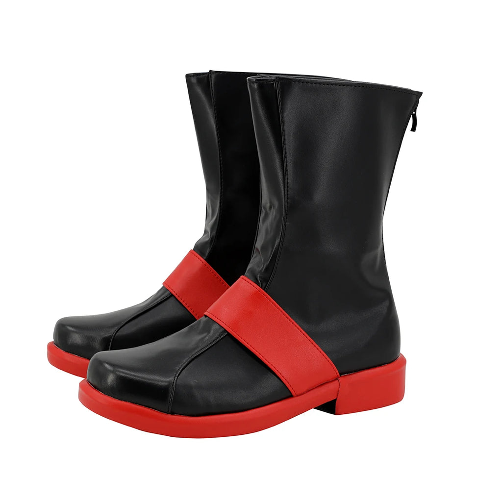 Fate Grand Order Karna Cosplay Boots Black Shoes Custom Made