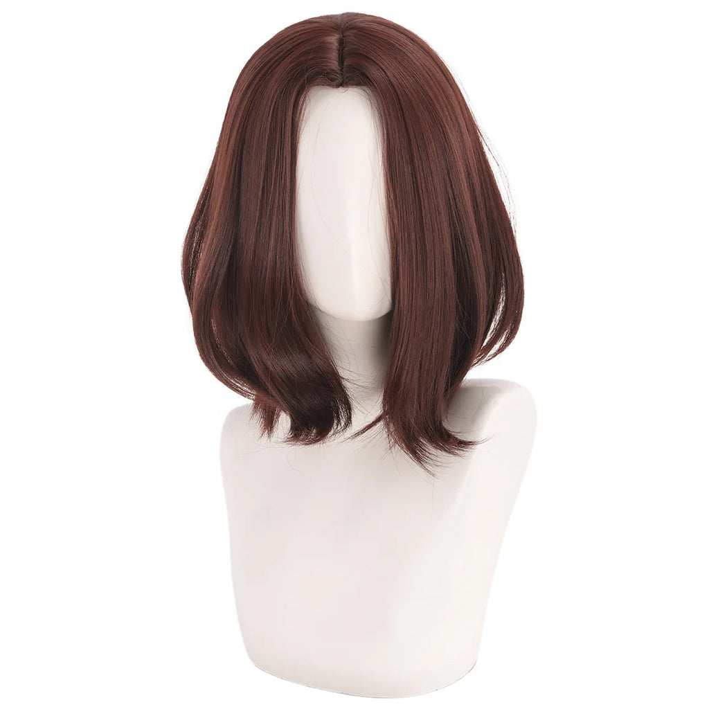 Naruto Yuhi Rin Cosplay Wig Brown Realistic Scalp Anime Hair