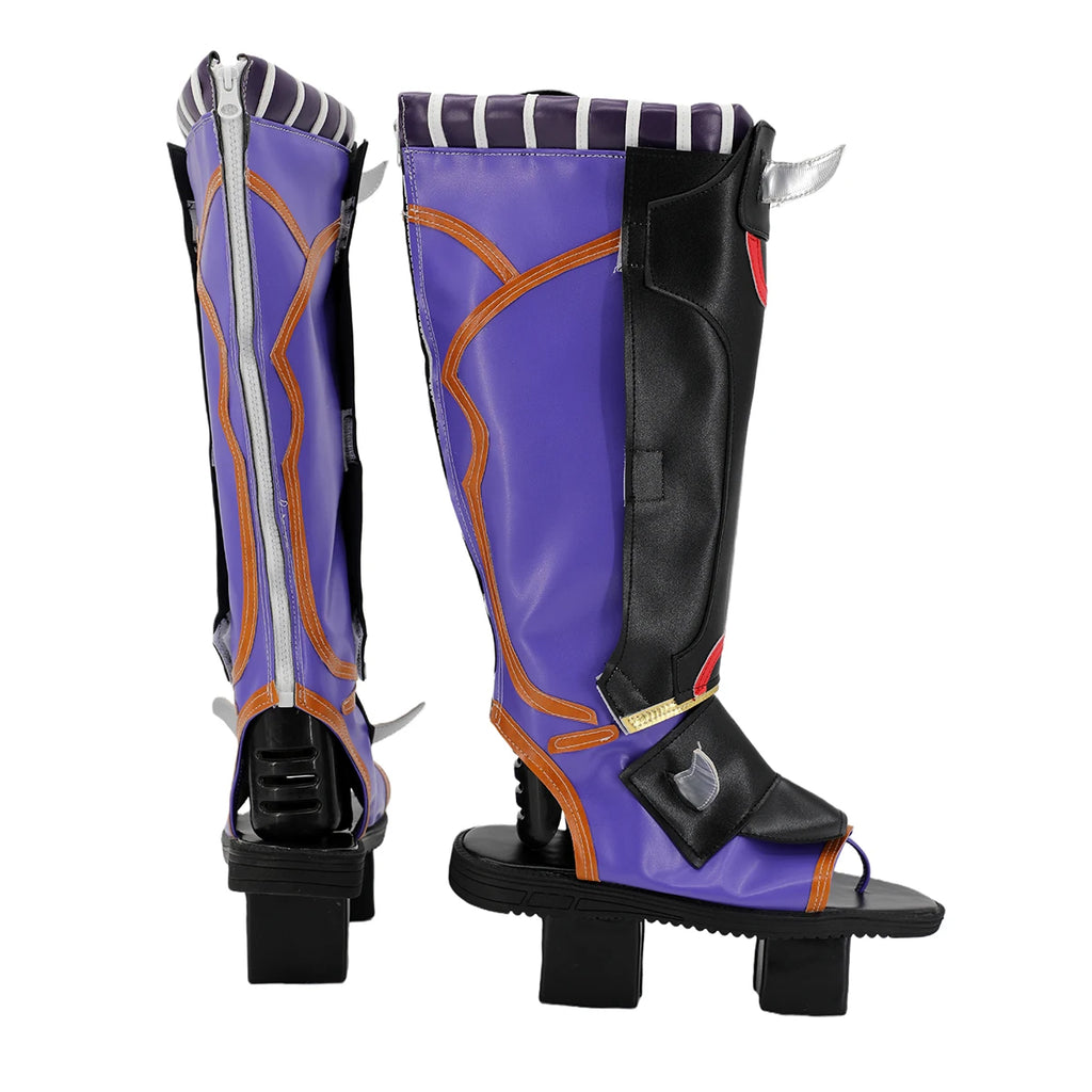 Genshin Impact Arataki Itto Cosplay Boots High Heel Shoes