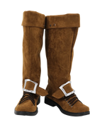 Assassin's Creed Haytham Kenway Cosplay Shoes Brown Boots Custom Made